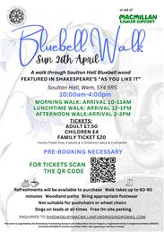 Bluebell Walk at Soulton Hall