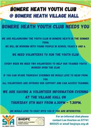 Youth Club - Volunteers Needed!